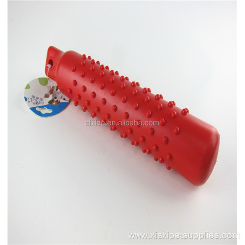 Good plastic floating hammer shape dog chew toy